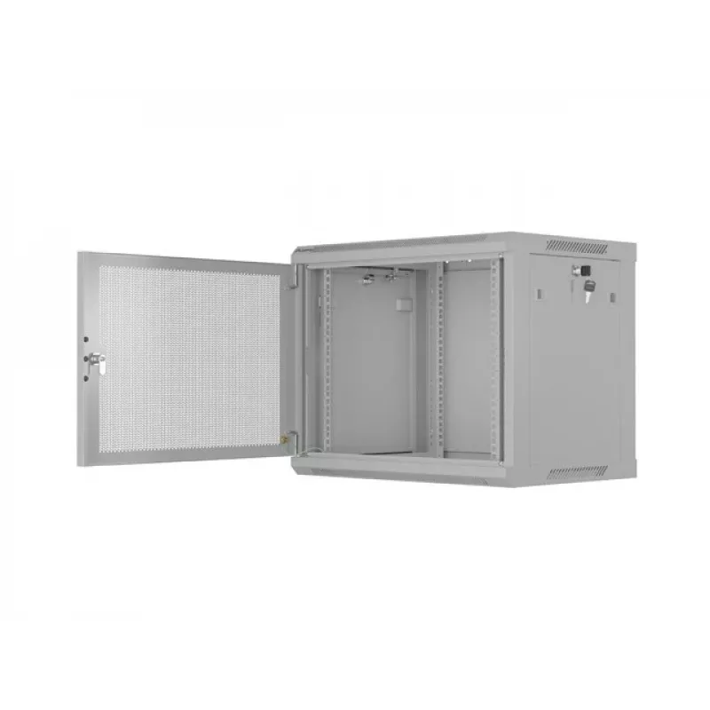 19 9U 600X 450 graues Wandmontage-Rack-Schrank perforiert