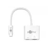 Goobay USB-C™ Multiport Adapter HDMI, Weiß, 0,145 m - erweitert ein USB-C™ Gerät um einen HDMI™ Anschluss (62110)