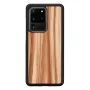 Handyhülle man and wood für Samsung Galaxy S20 Ultra — cappuccino Schwarz