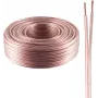 Lautsprecherkabel ShiverPeaks BASIC-S 2x0,75 mm² transparent CCA 100 m