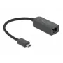 Adapter USB Type-C Stecker auf 2,5 Gigabit LAN kompakt DeLOCK 66645