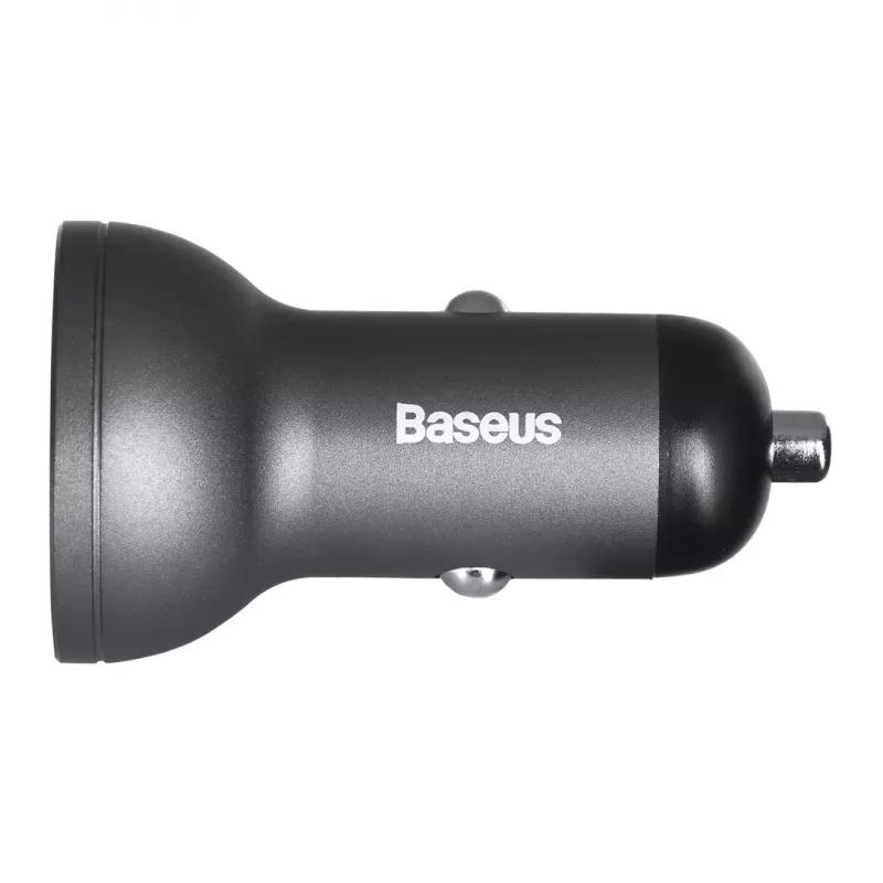 Baseus CCBX-0G mobiles Ladegerät Universal Schwarz, Grau, Zigarettenanzünder fürs Auto
