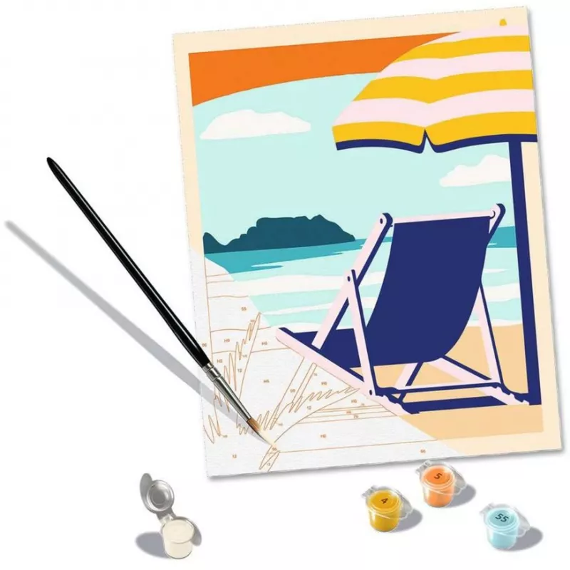 Malset Ravensburger CreArt – Relax at the Beach (23897) Kunstset