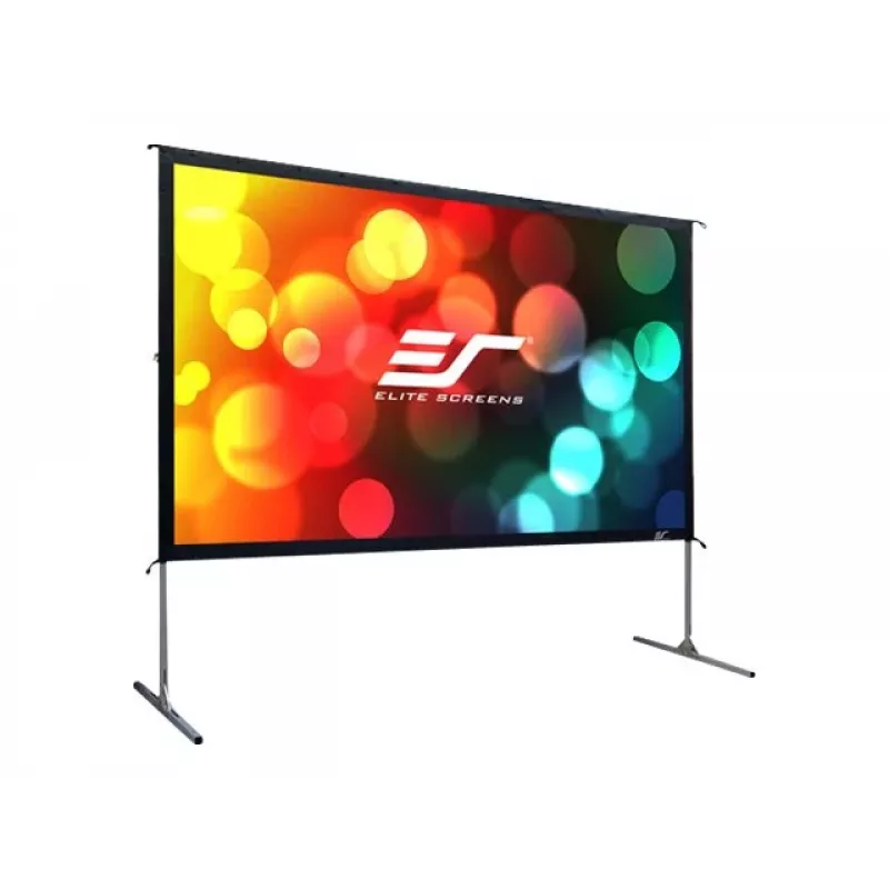 Elite Screens | Yard Master 2 Mobile Outdoor Leinwand WV-Dual | OMS100H2-DUAL | Diagonale 100 Zoll | 16:9 | Sichtbare Bildbreite (B) 222 cm