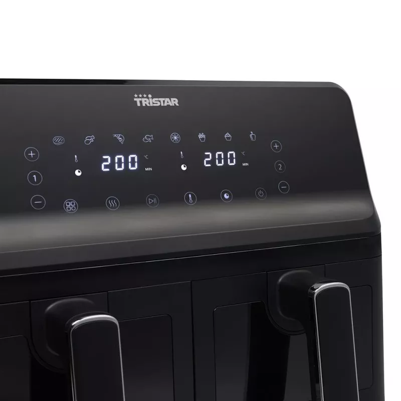 Heißluftfritteuse Tristar FR-9040 8 L 2700 W Double Schwarz