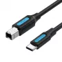 USB 2.0 Druckerkabel, Stecker Typ C auf Stecker Typ B, 1 m