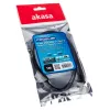 USB-Kabel Akasa AK-CBUB46-10BK USB 3.2 Gen 2 1 m Schwarz