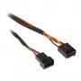 Internes Stromkabel Aqua-Computer 53163, 0,5 m, Stecker auf Buchse