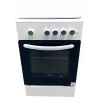 Gasherd MPM MPM-54-KGF-21, 4-Flammen-Kochfeld, 60 cm, Gas, weiß, Energieeffizienzklasse A