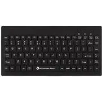 Kabelgebundene medizinische Tastatur GETT TKG-088-GCQ-IP68-KGEH Schwarz USB 2.0 deutsches Layout, waschbar, IP68