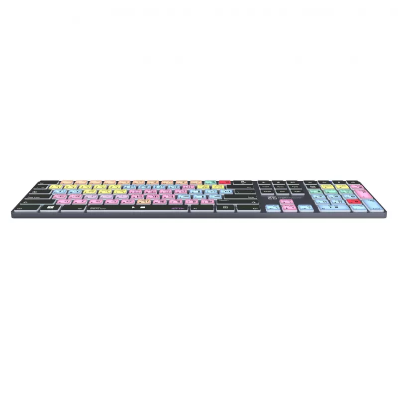 Mechanische Full-Size-Tastatur LogicKeyboard LKB-PT-TPC, USB + Bluetooth, QWERTZ Deutsch, Schwarz