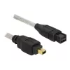 FireWire A/B-Kabel DeLOCK 82588 1,0 m Grau