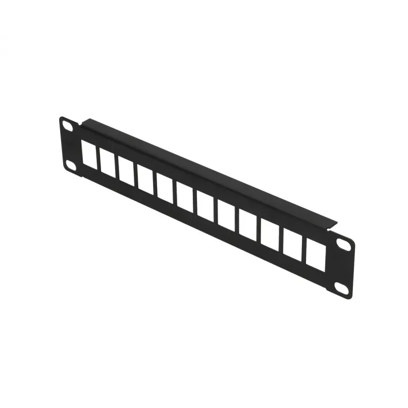 Patchpanel Extralink 12-Port UTP 10 Zoll Metallgehäuse, schwarz