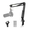 Boom-Mikrofonstativ MAONO B01 (BA20) – Tischmontagebasis, schwarz, max. Tischtiefe 4,5 cm