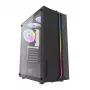 Darkflash DK151 LED Computergehäuse (schwarz) + 3 RGB-Lüfter