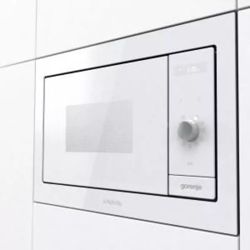 Gorenje BM235G1SYW Weiße Kombi-Mikrowelle Einbau 23 L 900 W