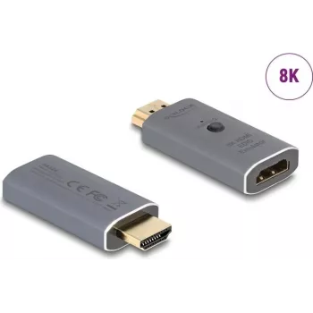HDMI-Gender-Changer DeLOCK 64324 HDMI auf HDMI Anthrazit