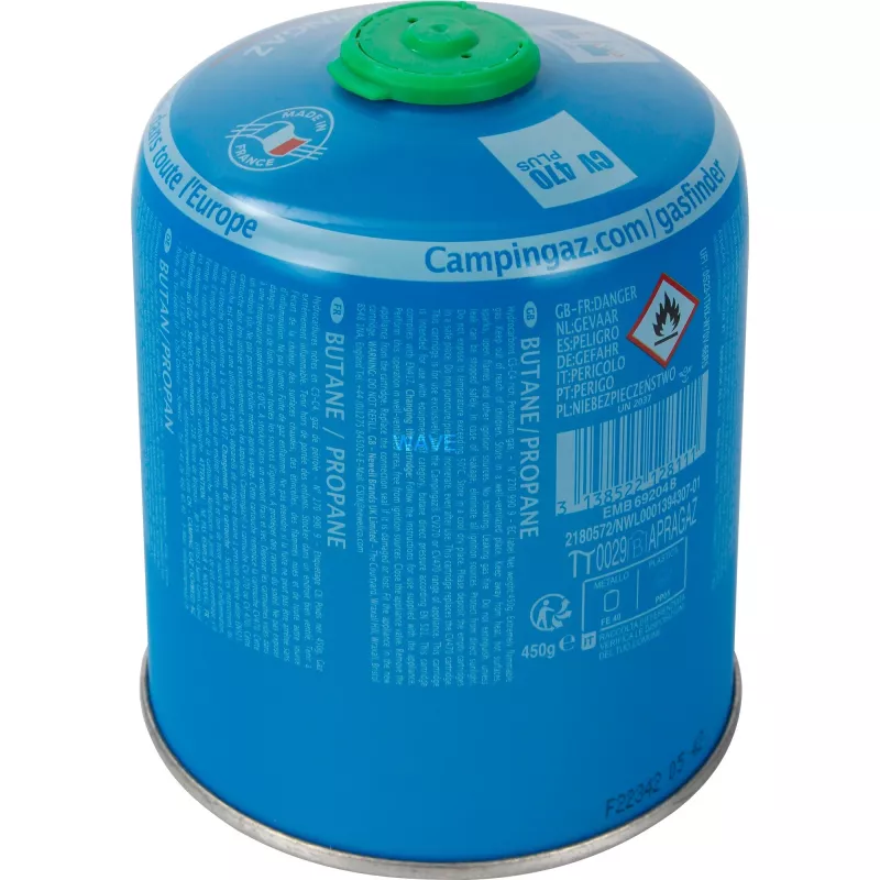Butan-/Propan-Kartusche Campingaz CV470 450 g wiederbefüllbar