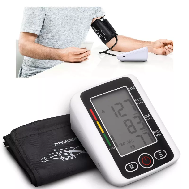 Extralink Smart Life K-69 Blutdruckmessgerät, Schwarz
