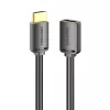 HDMI-Kabel Vention AHCBD 0,5 m, HDMI Typ A Stecker auf HDMI Typ A Buchse, HDMI 2.0, vergoldete Kontakte, schwarz