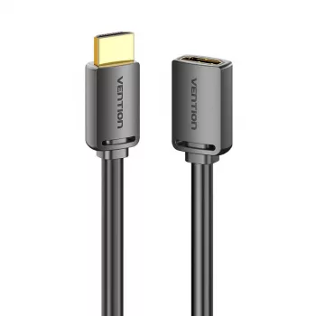 HDMI-Kabel Vention AHCBD 0,5 m, HDMI Typ A Stecker auf HDMI Typ A Buchse, HDMI 2.0, vergoldete Kontakte, schwarz