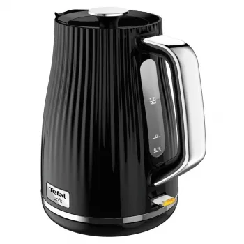 Tefal KO2508 Wasserkocher 1,7 l, 2400 W, schwarz, verdecktes Heizelement