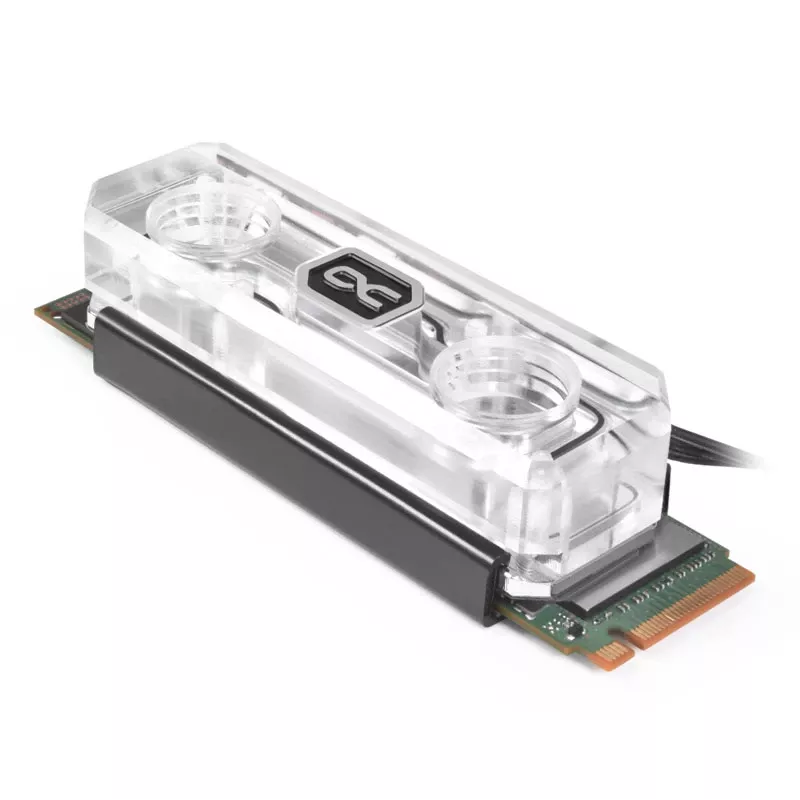 Alphacool HDX Apex M.2 2280 SSD Wasserkühler, Acryl aRGB