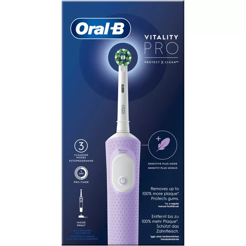 Oral-B Vitality Pro Elektrische Zahnbürste Lila 1 Bürste