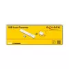 DeLOCK USB-Laser-Presenter, weiß, kabellos, USB-RF-Nano-Empfänger