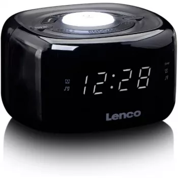Lenco CR-12BK Radio Uhr Digital Schwarz (CR-12)