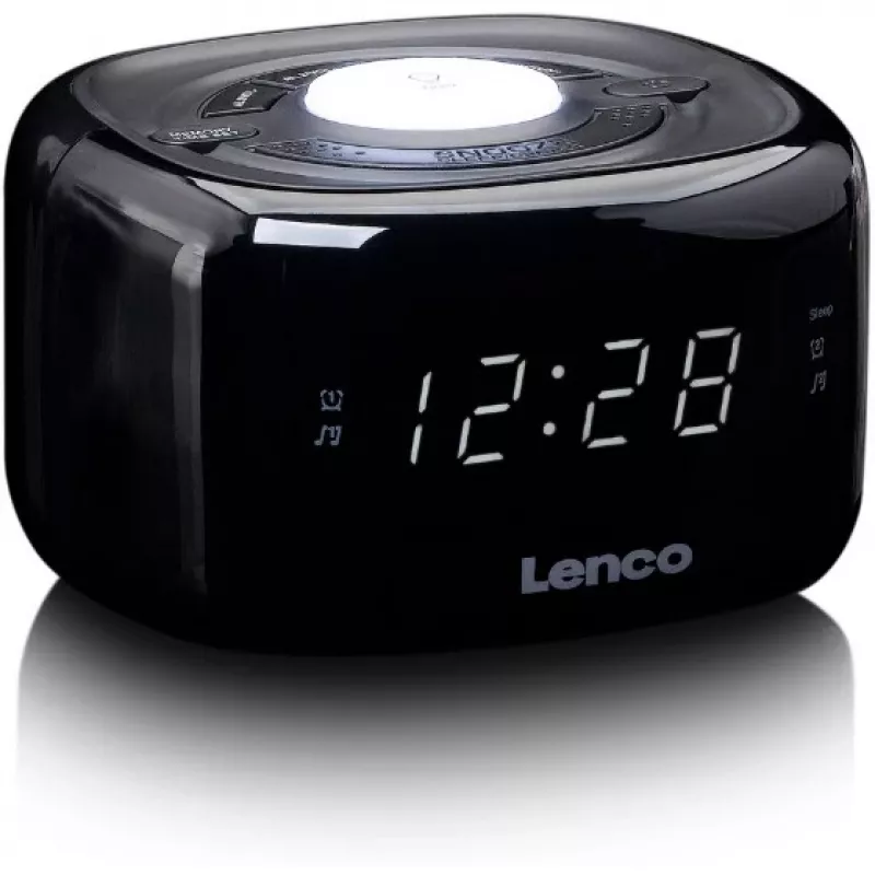 Lenco CR-12BK Radio Uhr Digital Schwarz (CR-12)