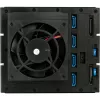 SilverStone SST-FS304-12G externes 3,5-Zoll-Gehäuse, 4-Bay – schwarz