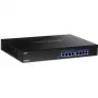 TRENDnet TEG S708 - Switch - 8 x 100/1000/2.5G/5G/10GBase-T - Desktop, rack-montierbar