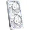 NZXT F280X RGB 140mm ARGB Gehäuselüfter - Weiß, 2er-Pack