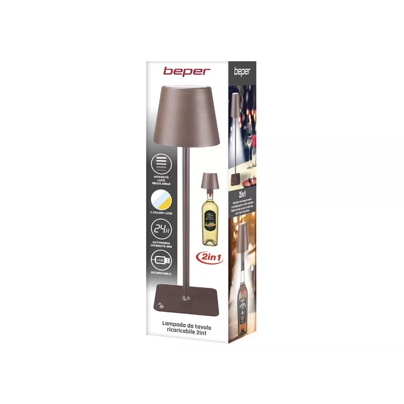 Wasserkocher Beper P201UTP120 1,7 L 2200 W, Edelstahl-Heizelement, automatische Abschaltung