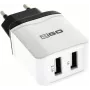 Mobiles Ladegerät 2GO 795999 Universal Weiß AC Innenbereich 2 USB-Anschlüsse