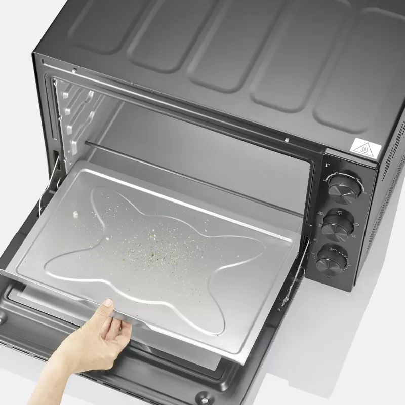 Freistehender Tisch-Elektrobackofen SEVERIN TO 2076 — 46 L, 1800 W, freistehend, schwarz, 515×420×365 mm