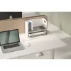 Digitus Desktop-Organizer mit Qi-Ladegerät Stahl Grau Weiß 1 Schublade