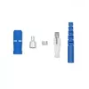 Glasfaserstecker SC/PC Qoltec 54430 Singlemode Blau Silber Weiß