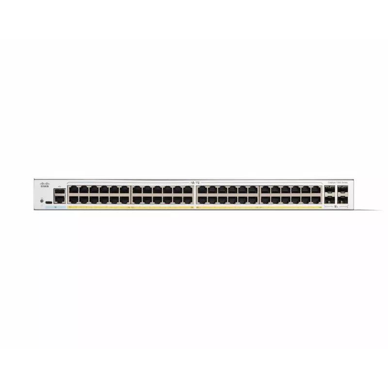Managed Switch Cisco Catalyst 1300-48P-4X 48 Port GE PoE 4x10GE SFP+
