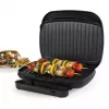 Elektrogrill Petra PT4366MBLKVDE schwarz mit Antihaftbeschichtung und einstellbarer Temperatur