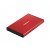 NATEC HDD ENCLOSURE RHINO GO (USB 3.0, 2.5, RED)