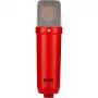 Studio-Kondensatormikrofon RØDE NT1 Signature Red — Niere, 20–20000 Hz, -32 dB Empfindlichkeit, XLR (3-polig), 313 g