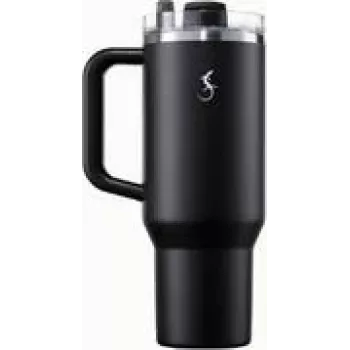 Thermobecher Lurch BIG CUP 1,2L, Edelstahl doppelwandig vakuumisoliert, schwarz