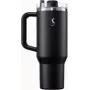 Thermobecher Lurch BIG CUP 1,2L, Edelstahl doppelwandig vakuumisoliert, schwarz
