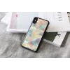 Smartphone-Hülle iKins für iPhone XS / iPhone XS Mosaic Schwarz