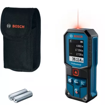 Laser-Entfernungsmesser GLM 40-31 Professional (Blau/Schwarz, Reichweite 50 m, rote Laserlinie)