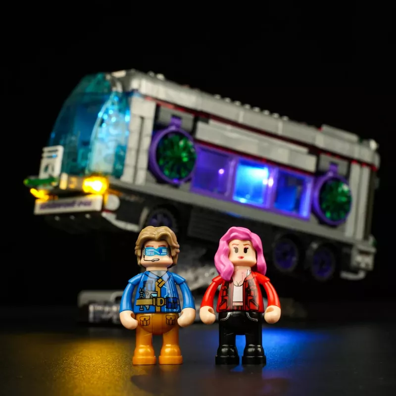 Cyberpunk Neoncity – Future Bus, Konstruktionsspielzeug