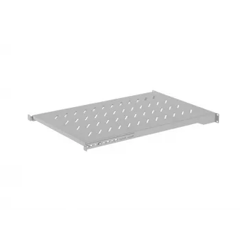 Server-Rack-Einlegeboden LANBERG AK-1010-S 1U 483x700mm grau, 25 kg Traglast, 4-Punkt-Montage