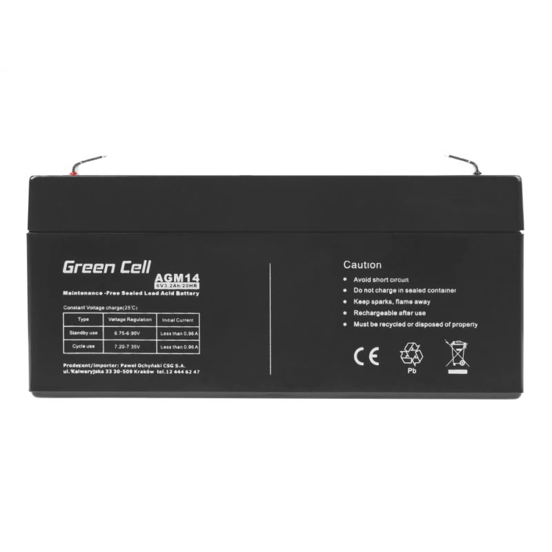 USV Batterie verschlossenes Bleisäure Grün Cell AGM14